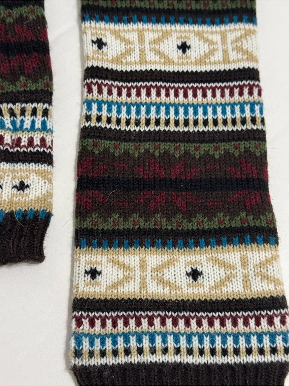Steve Madden Women's Fair Isle Pattern Knit Leg Warmers